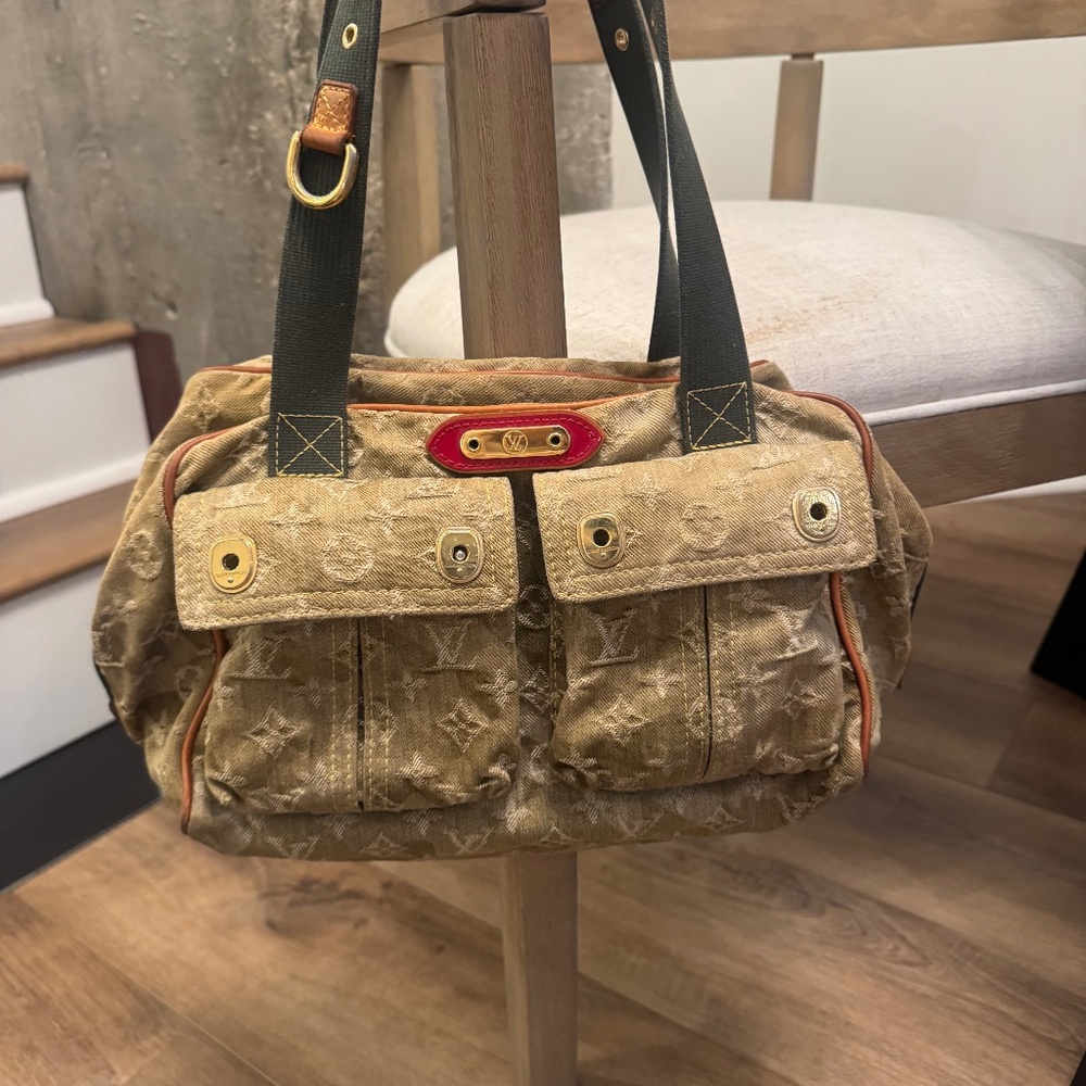 Louis Vuitton Limited Edition Monogramouflage Denim Jasmine Bag